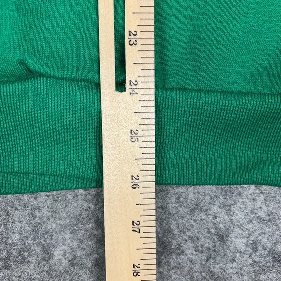 VTG Tultex Sweatshirt Womens Large Green Crewneck Pullover NOS Deadstock 90s USA - Picture 8 of 12